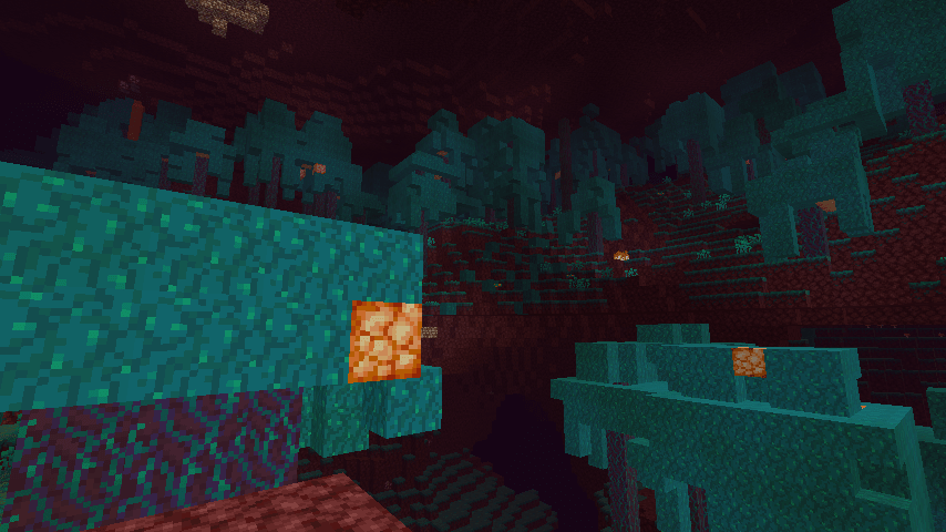 Minecraft 1.16 Warped Forest