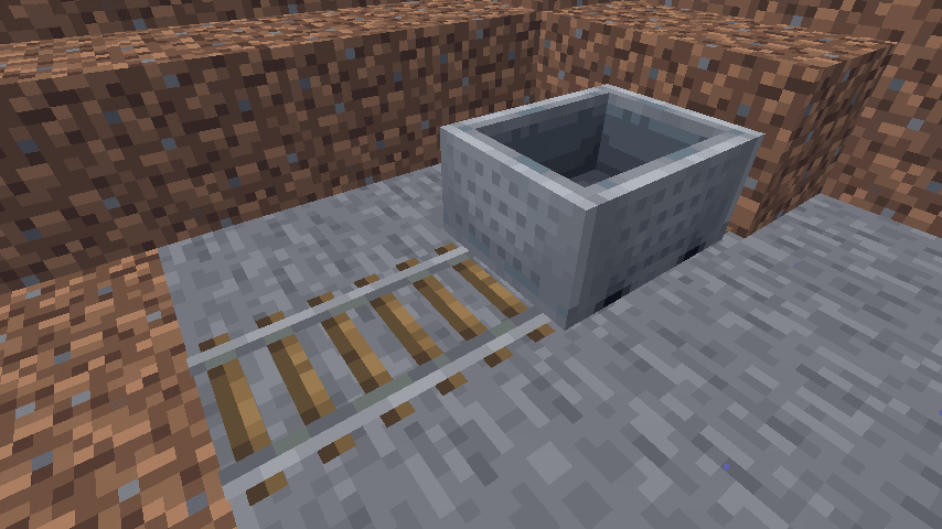 Minecraft 1.17 Underwater Rails And Minecart